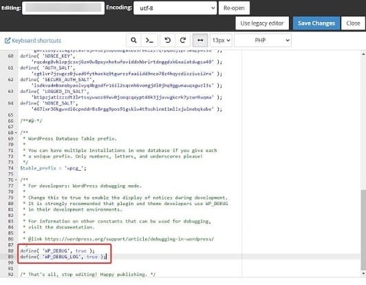 Repair WordPress Database